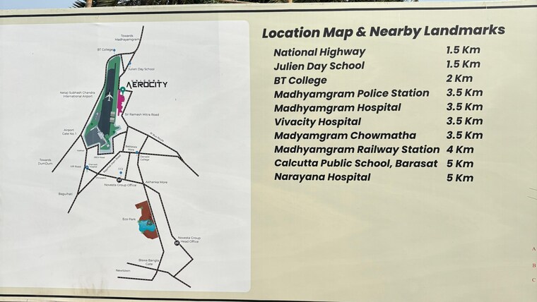 Map Location, madhyamgram  4000 Sq.Ft. Plot In Madhyamgram Kolkata 9620352