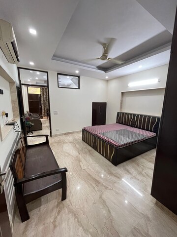 Living Room in 2 BHK Builder Floor at K Block Central Square Awasiya Vikas Samiti, Kalkaji – for Rent