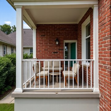 Balcony in 2 BHK Apartment at Ganga Nagar – for Rent