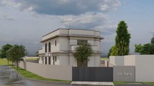 6+ BHK Independent House – Exterior View View at Aurangzeb Road - for Sale