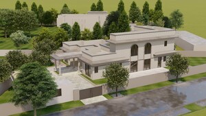 6+ BHK Independent House – Exterior View View at Aurangzeb Road - for Sale