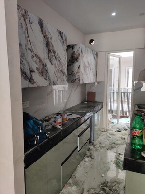 Kitchen in 2.5 BHK Builder Floor at Smart World Gems, Sector 89 – for Rent