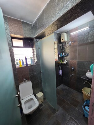 Bathroom in 1 BHK Apartment at Luv Kush Tower, Chembur – for Rent