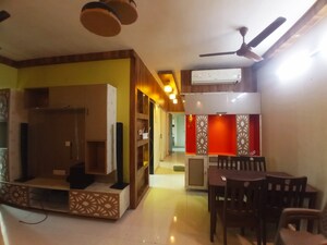 Living Room in 3 BHK Apartment at Rustomjee Athena, Majiwada – for Rent
