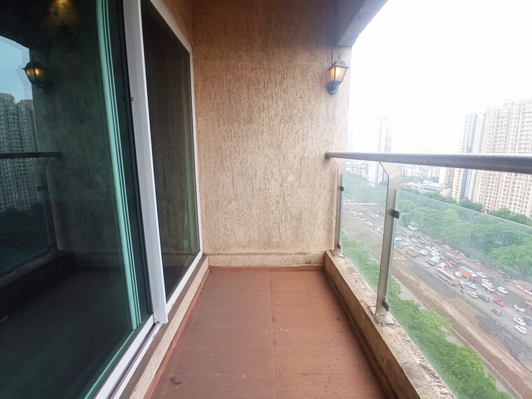 Balcony, rustomjee-athena 3 Bedroom 1300 Sq.Ft. Apartment In Majiwada Thane 9620808