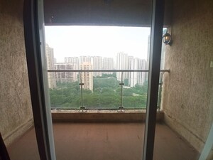 Balcony in 3 BHK Apartment at Rustomjee Athena, Majiwada – for Rent
