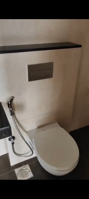 Bathroom in 2 BHK Apartment at Sheth Zuri, Laxmi Nagar – for Rent