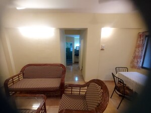 Living Room in 2 BHK Apartment at Old Goa – for Rent