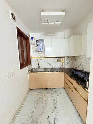 Kitchen in 2 BHK Builder Floor at Saket – for Rent