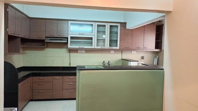 Kitchen, bhujbal-shivranjan-towers 2 Bedroom 887 Sq.Ft. Apartment In Pashan Pune 9620947