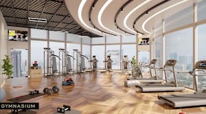 Gym in 1 BHK Apartment at Metro Satyam Queens Necklace, Rohinjan – for Sale
