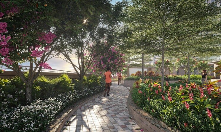 Garden, metro-satyam-queens-necklace 2 Bedroom 569 Sq.Ft. Apartment In Rohinjan Navi Mumbai 9621613