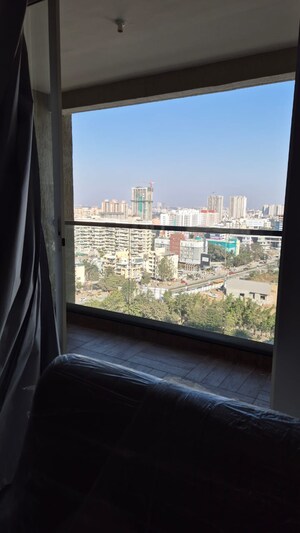 Balcony in 3 BHK Apartment at Yashwin Supernova, Wakad – for Rent