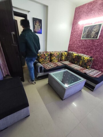 Living Room in 1.5 BHK Apartment at Prateek Grand City, Siddharth Vihar – for Rent