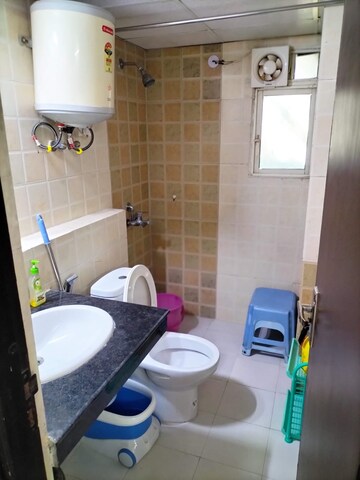 Bathroom in 3 BHK Apartment at Nimbus The Hyde park, Sector 78 – for Rent