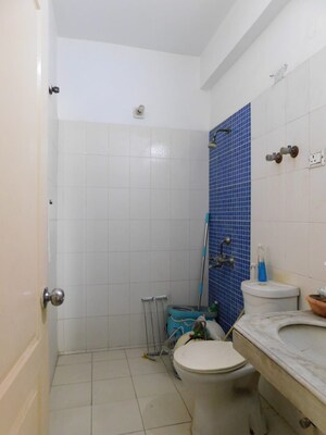 Bathroom in 2.5 BHK Apartment at Prateek Grand City, Siddharth Vihar – for Rent