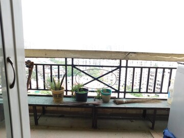 Balcony in 2.5 BHK Apartment at Prateek Grand City, Siddharth Vihar – for Rent
