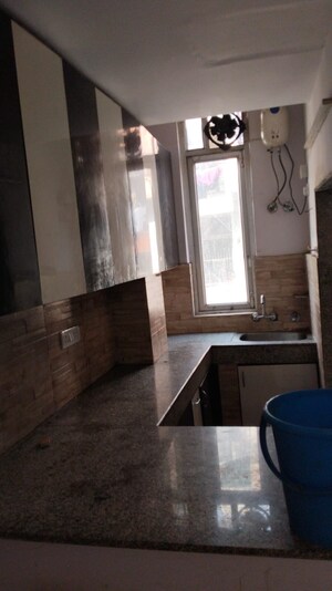 Kitchen in 2 BHK Builder Floor at Malviya Nagar – for Rent