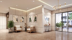 Living Room in 4 BHK Apartment at Sevoke Road – for Sale