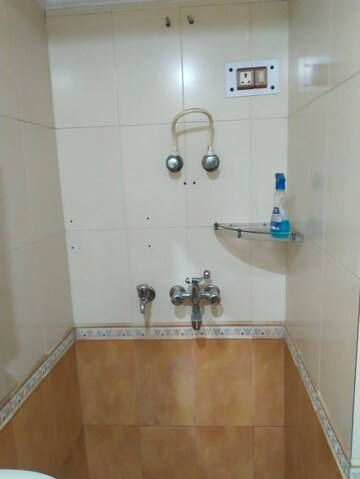 Bathroom in 3 BHK Apartment at Janakpuri – for Rent