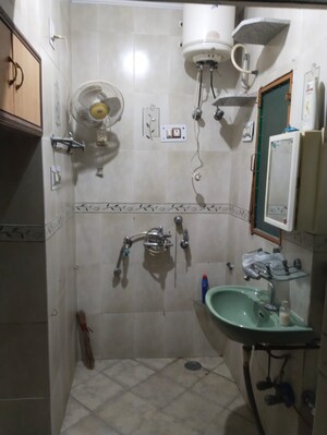 Bathroom in 3 BHK Apartment at Janakpuri – for Rent