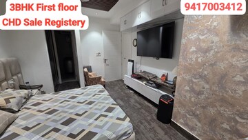 Bedroom in 3 BHK Apartment at NK Sharma Savitry Greens, Lohgarh – for Rent