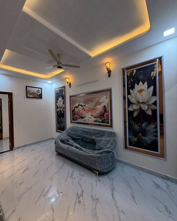 Living Room in 1 BHK Apartment at Palm Residency Chhatarpur, Chattarpur – for Rent