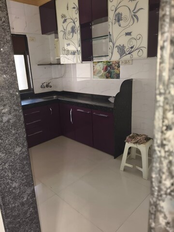 Kitchen in 1 BHK Apartment at Gokul Heaven Apartment, Kandivali East – for Rent