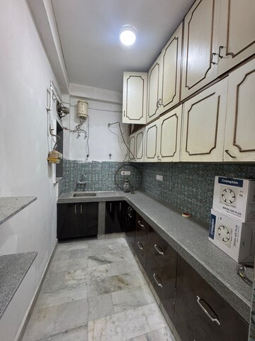 Kitchen in 3 BHK Builder Floor at Shivalik Colony – for Rent