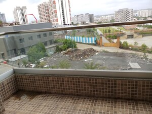 Balcony in 3 BHK Apartment at Axis Paradigm Whistling Meadows, Paud Road – for Rent