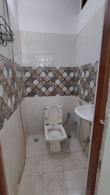 Bathroom in 3 BHK Builder Floor at Saket – for Rent