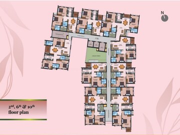 Master Plan in 2 BHK Apartment at Navins Hanging Gardens, Valasaravakkam – for Sale