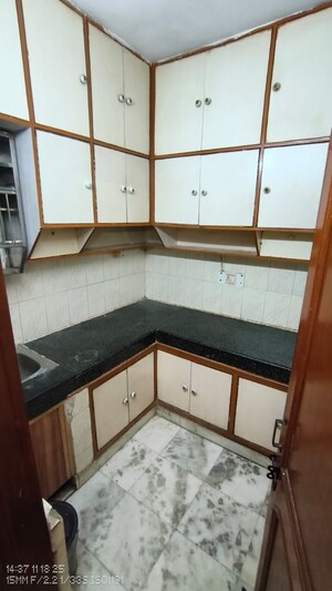 Kitchen in 2 BHK Builder Floor at Khirki Extension – for Rent