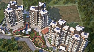 3 BHK Apartment – Exterior View View at Axis Paradigm Whistling Meadows, Paud Road - for Rent