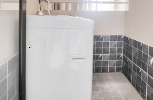 Bathroom in 2 BHK Apartment at Kohinoor Courtyard One, Wakad – for Rent