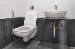 Bathroom in 2 BHK Apartment at Kohinoor Courtyard One, Wakad – for Rent