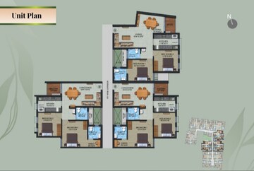 Floor Plan in 4 BHK Apartment at Valasaravakkam – for Sale