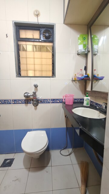 Bathroom in 2 BHK Apartment at Sadhana Dhaval Hills, Kokanipada – for Rent