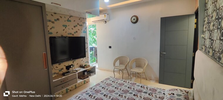 Bedroom, saket 3 Bedroom 1450 Sq.Ft. Builder Floor In Saket Delhi 9622730