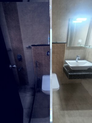 Attached Bathroom in 2 BHK Apartment at Puravankara Silversands, Mundhwa – for Rent