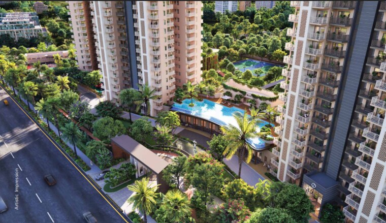 Master Plan, ashiana-aaroham 3 Bedroom 1342 Sq.Ft. Apartment In Sector 80 Gurgaon 9622748