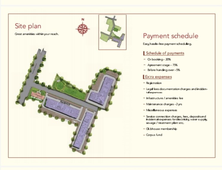Master Plan, navins-hillview-avenue 3 Bedroom 1510 Sq.Ft. Apartment In Thirumudivakkam Chennai 9462716