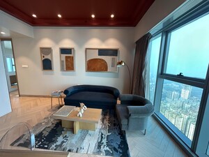 Living Room in 3 BHK Apartment at Peninsula Chambers, Lower Parel – for Sale