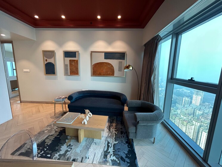 Living Room, peninsula-chambers 3 Bedroom 2232 Sq.Ft. Apartment In Lower Parel Mumbai 9622804