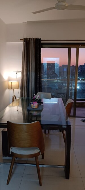 Dining area in 3 BHK Apartment at Bhandari 43 Privet Drive, Balewadi – for Rent