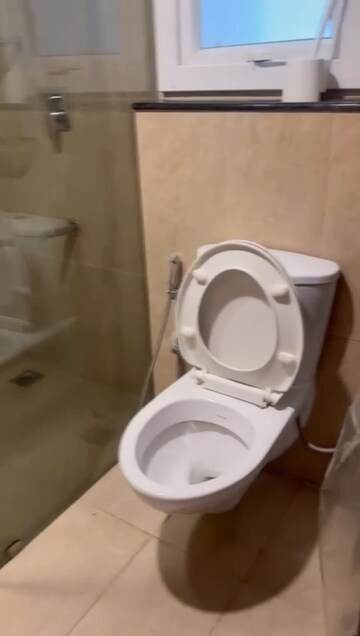 Bathroom in 2.5 BHK Apartment at Prestige High Fields, Gachibowli – for Rent