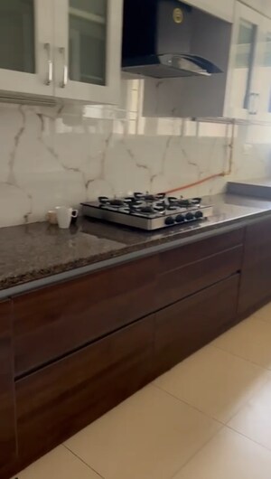 Kitchen in 2.5 BHK Apartment at Prestige High Fields, Gachibowli – for Rent