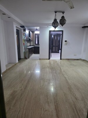 Living Room in 3 BHK Builder Floor at Chitra Vihar – for Rent