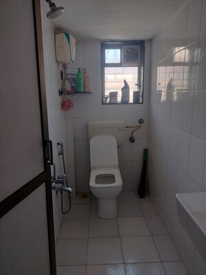 Bathroom in 2 BHK Apartment at Khira Nagar Owners CHS, Santacruz West – for Rent