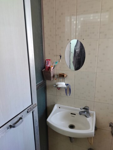 Bathroom in 2 BHK Apartment at Khira Nagar Owners CHS, Santacruz West – for Rent